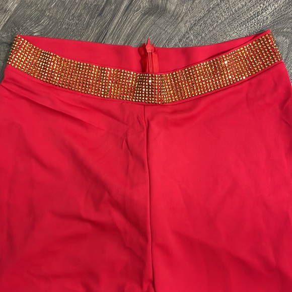 Bandage Set 2 Pieces Strap Sleeveless Bustiers And Long  Trousers - Picture 9 of 14